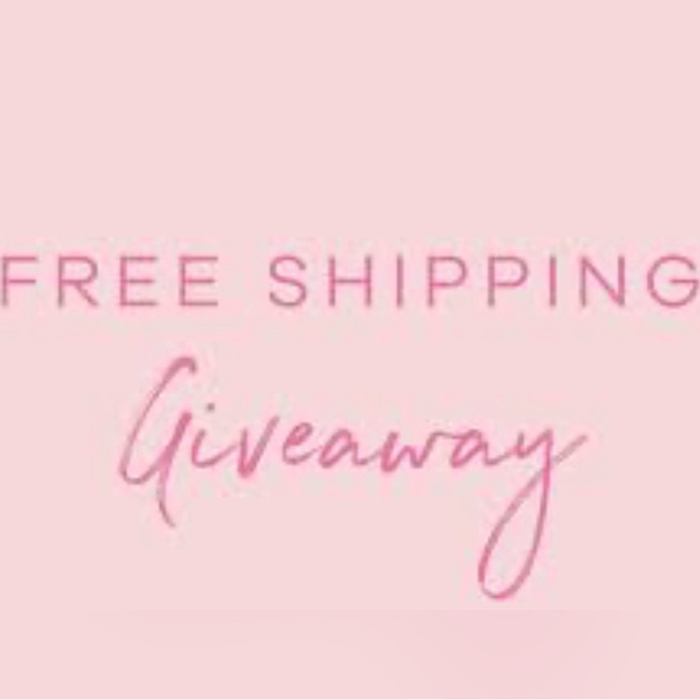 Free Shipping Giveaway. Please read the rules in full.  Thank you💜